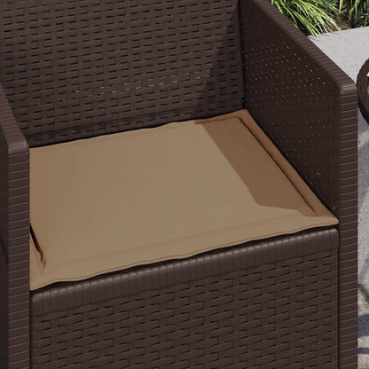 Cuscini per Seduta 2 pcs Tortora 47 x 36 x 2 cm Poliestere | homemem39