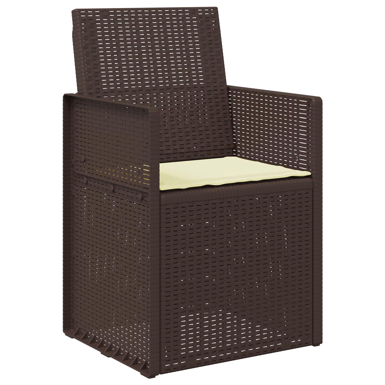 Cuscini per Seduta 4 pcs Crema 47 x 36 x 2 cm Poliestere | homemem39