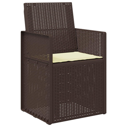 Cuscini per Seduta 4 pcs Crema 47 x 36 x 2 cm Poliestere | homemem39