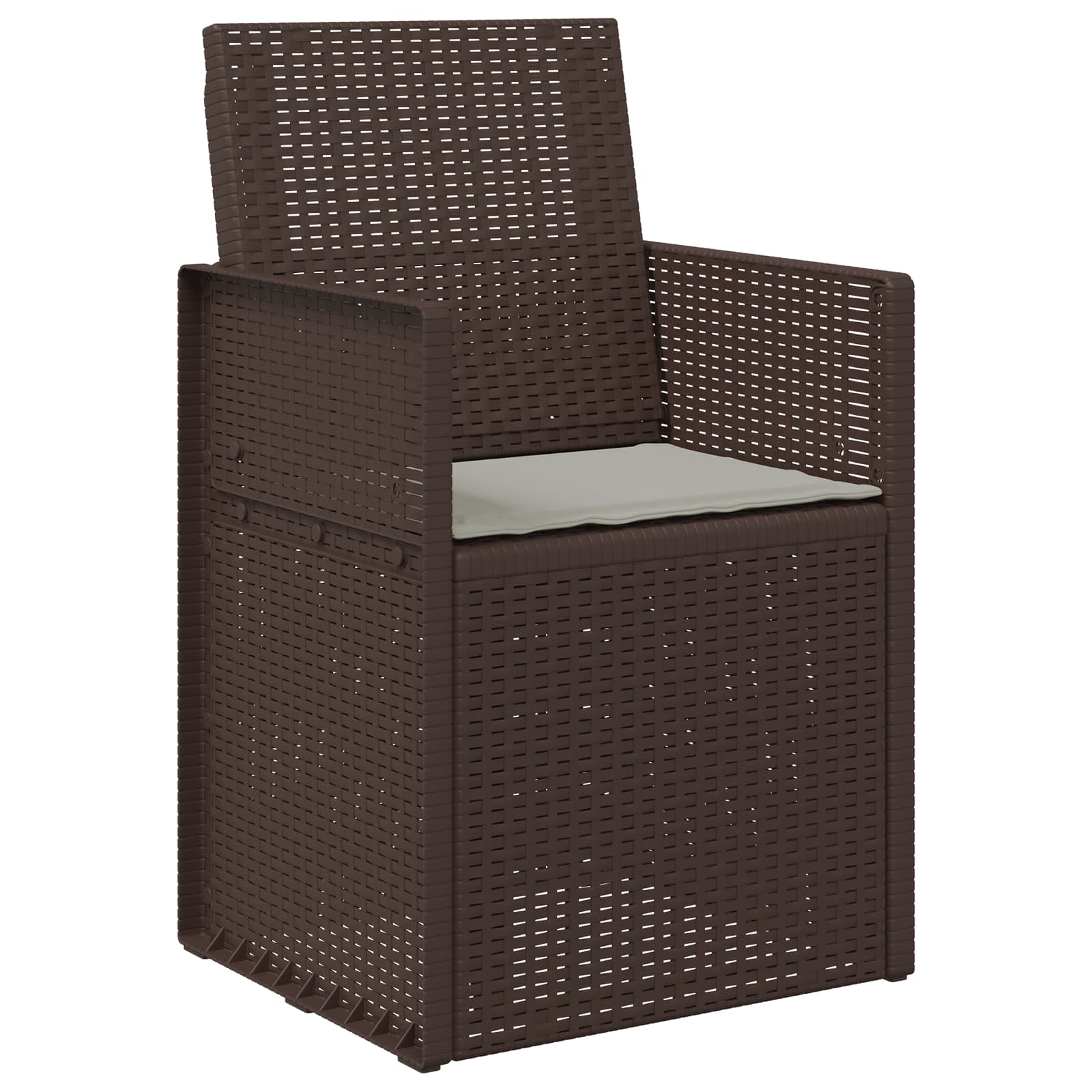 Cuscini per Seduta 4 pcs Grigio Chiaro 47 x 36 x 2 cm | homemem39