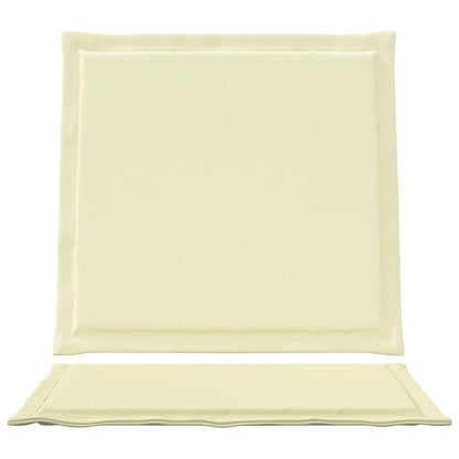Cuscini per Seduta e Schienale 2 pcs Crema 47 x 45 x 2 cm | homemem39