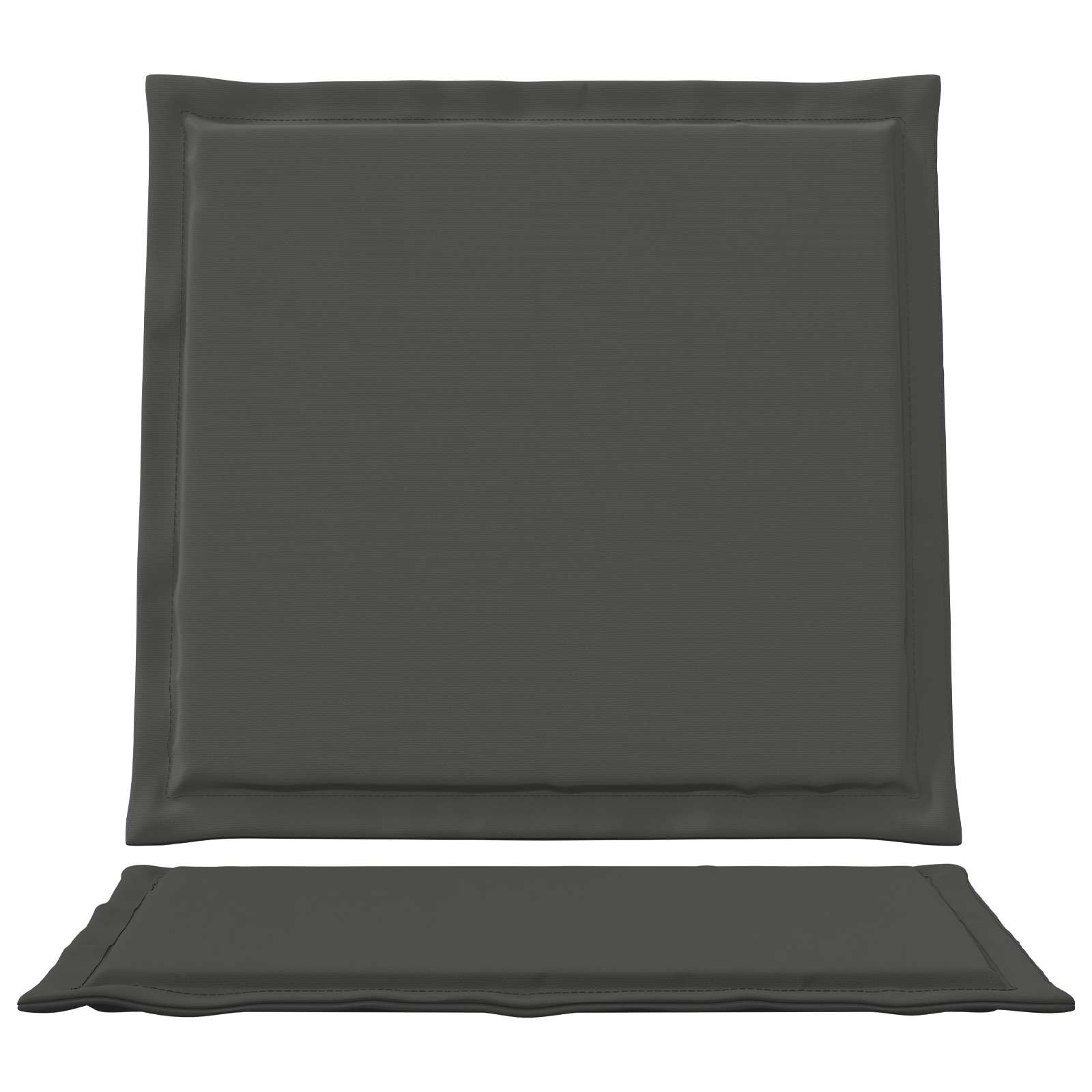 Cuscini per Seduta e Schienale 2 pcs Antracite 47 x 45 x 2 cm | homemem39