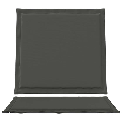 Cuscini per Seduta e Schienale 2 pcs Antracite 47 x 45 x 2 cm | homemem39