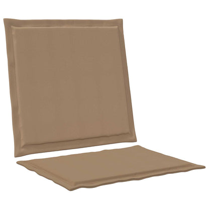 Cuscini per Seduta e Schienale 2 pcs Tortora 47 x 45 x 2 cm | homemem39