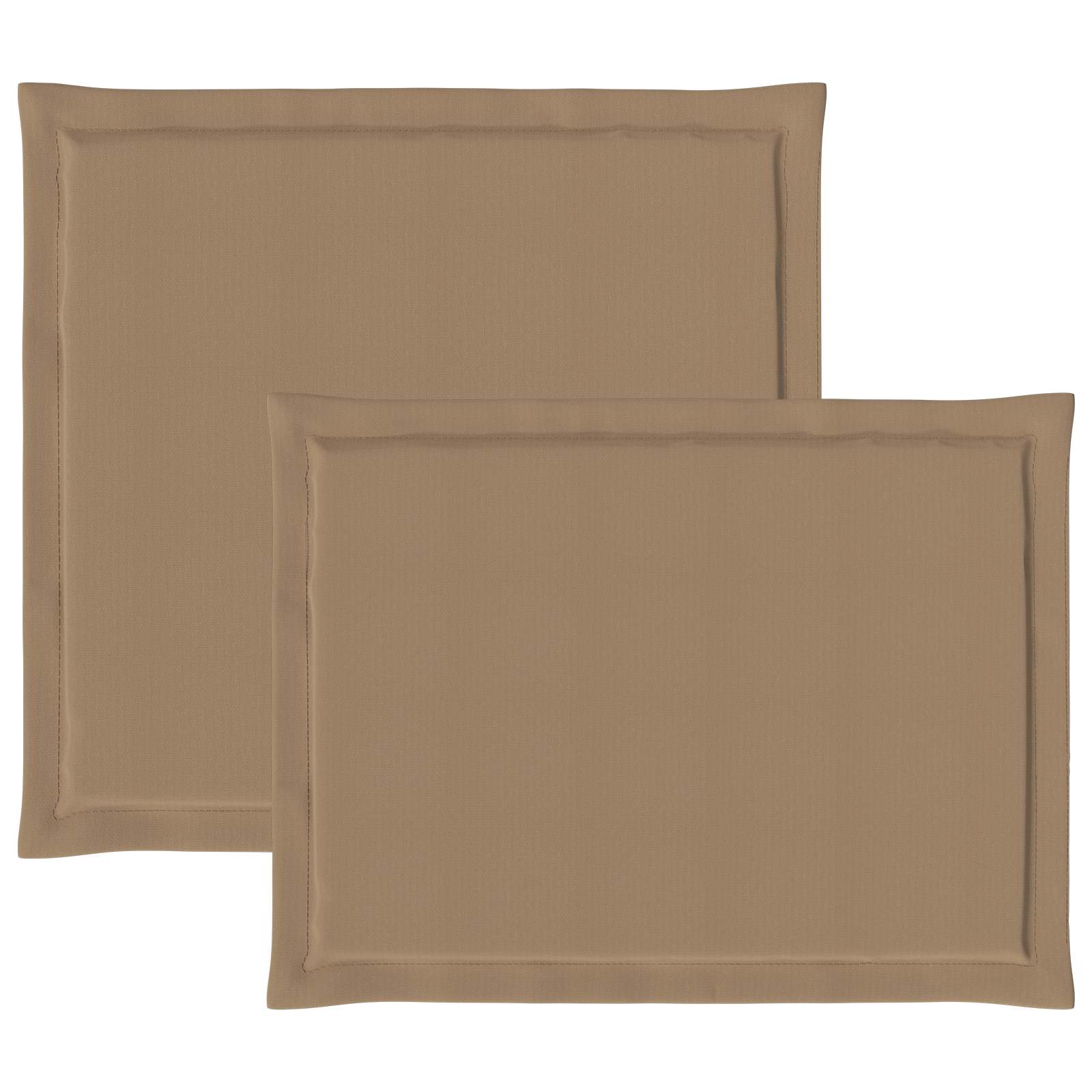 Cuscini per Seduta e Schienale 2 pcs Tortora 47 x 45 x 2 cm | homemem39
