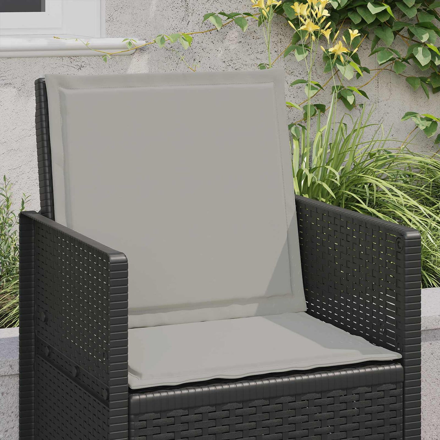 Cuscini per Seduta e Schienale 2 pcs Grigio Chiaro | homemem39