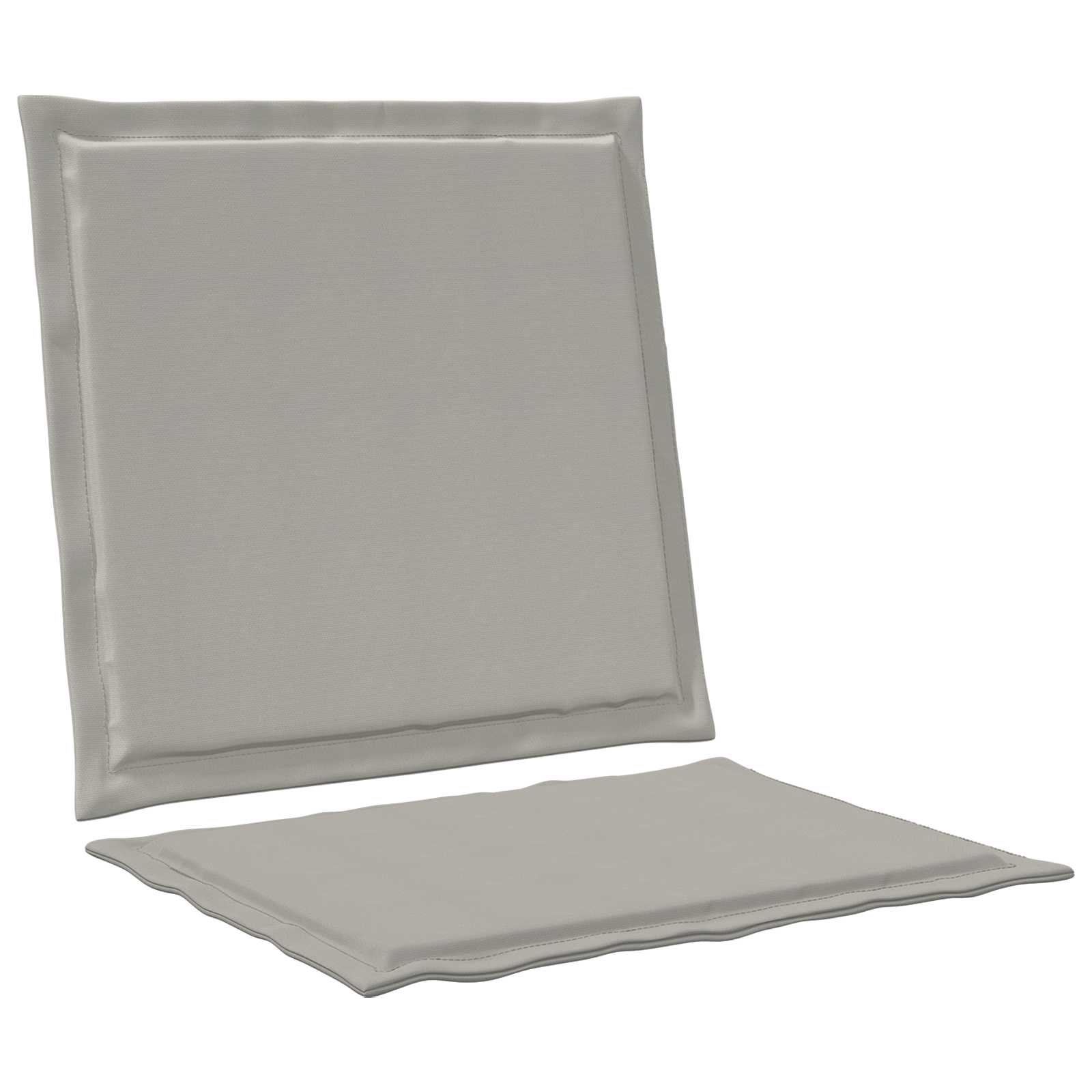 Cuscini per Seduta e Schienale 2 pcs Grigio Chiaro | homemem39