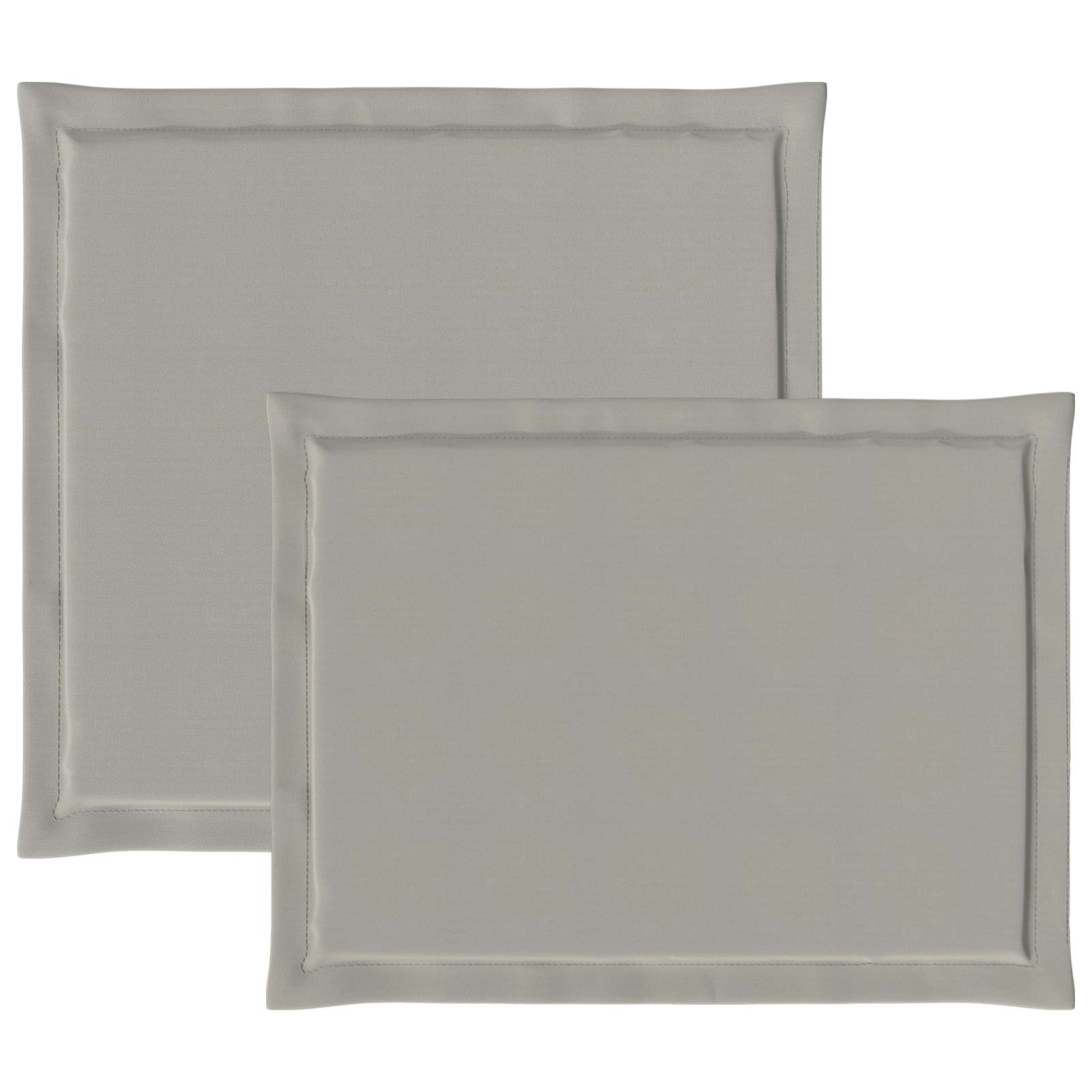 Cuscini per Seduta e Schienale 2 pcs Grigio Chiaro | homemem39