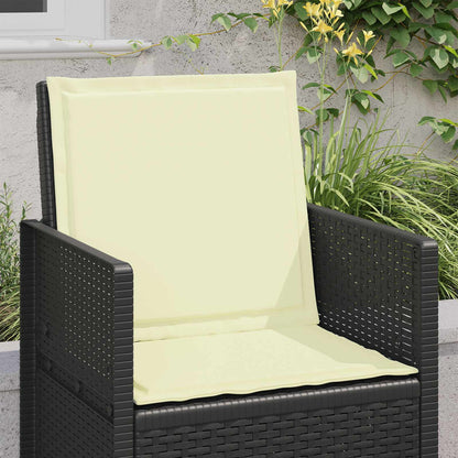 Cuscini per Seduta e Schienale 4 pcs Crema 47 x 45 x 2 cm | homemem39