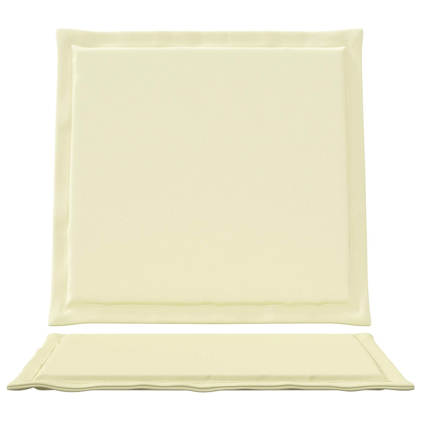 Cuscini per Seduta e Schienale 4 pcs Crema 47 x 45 x 2 cm | homemem39