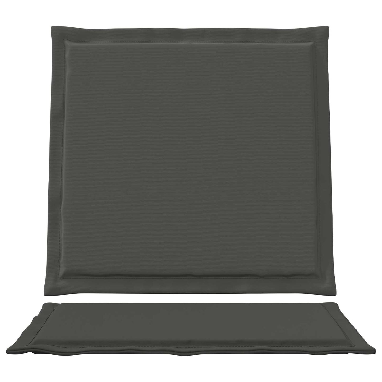 Cuscini per Seduta e Schienale 4 pcs Antracite 47 x 45 x 2 cm | homemem39