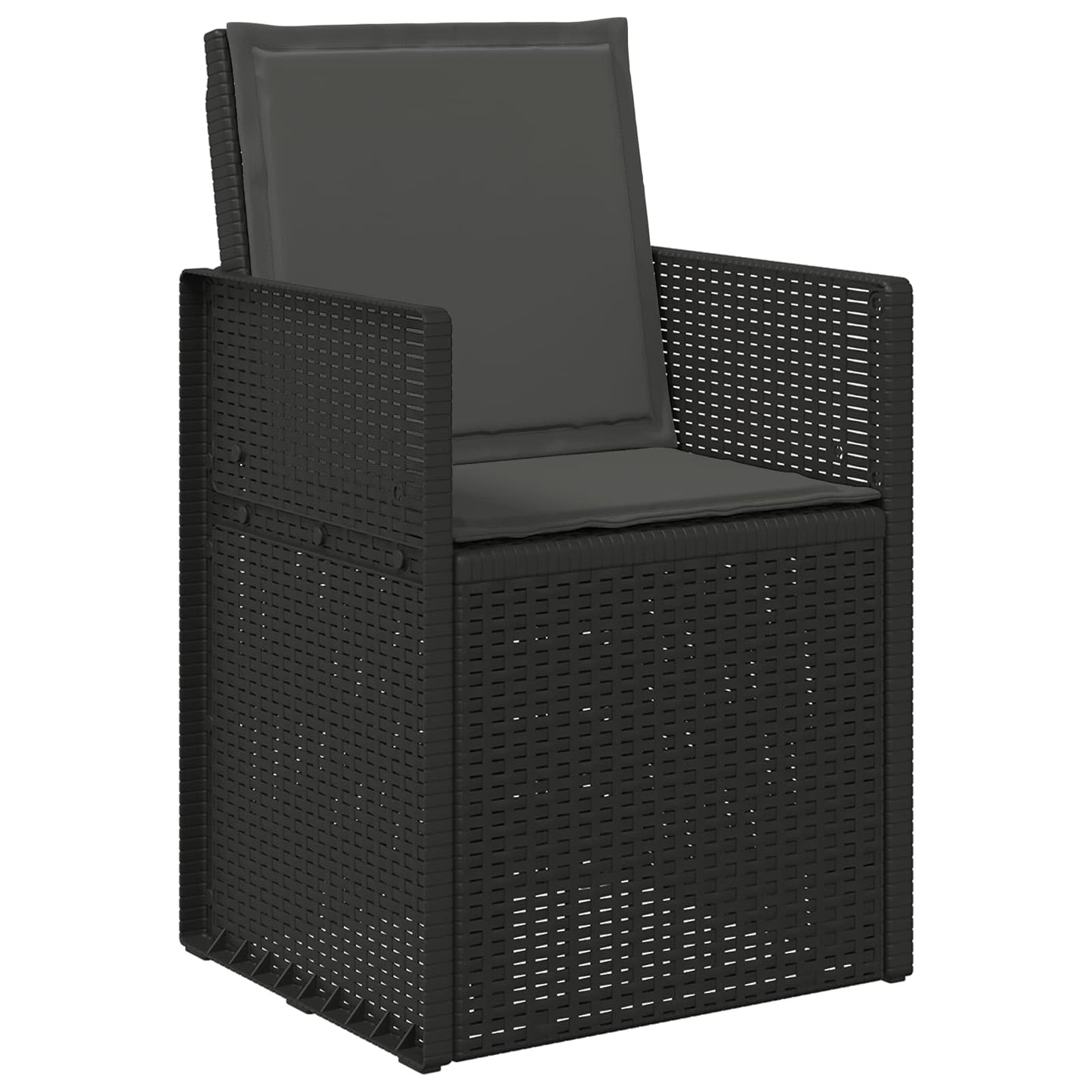 Cuscini per Seduta e Schienale 4 pcs Antracite 47 x 45 x 2 cm | homemem39