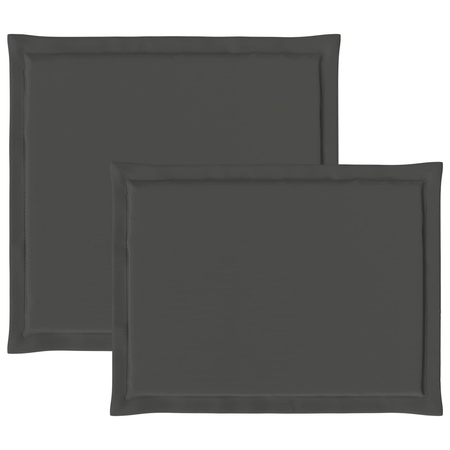 Cuscini per Seduta e Schienale 4 pcs Antracite 47 x 45 x 2 cm | homemem39