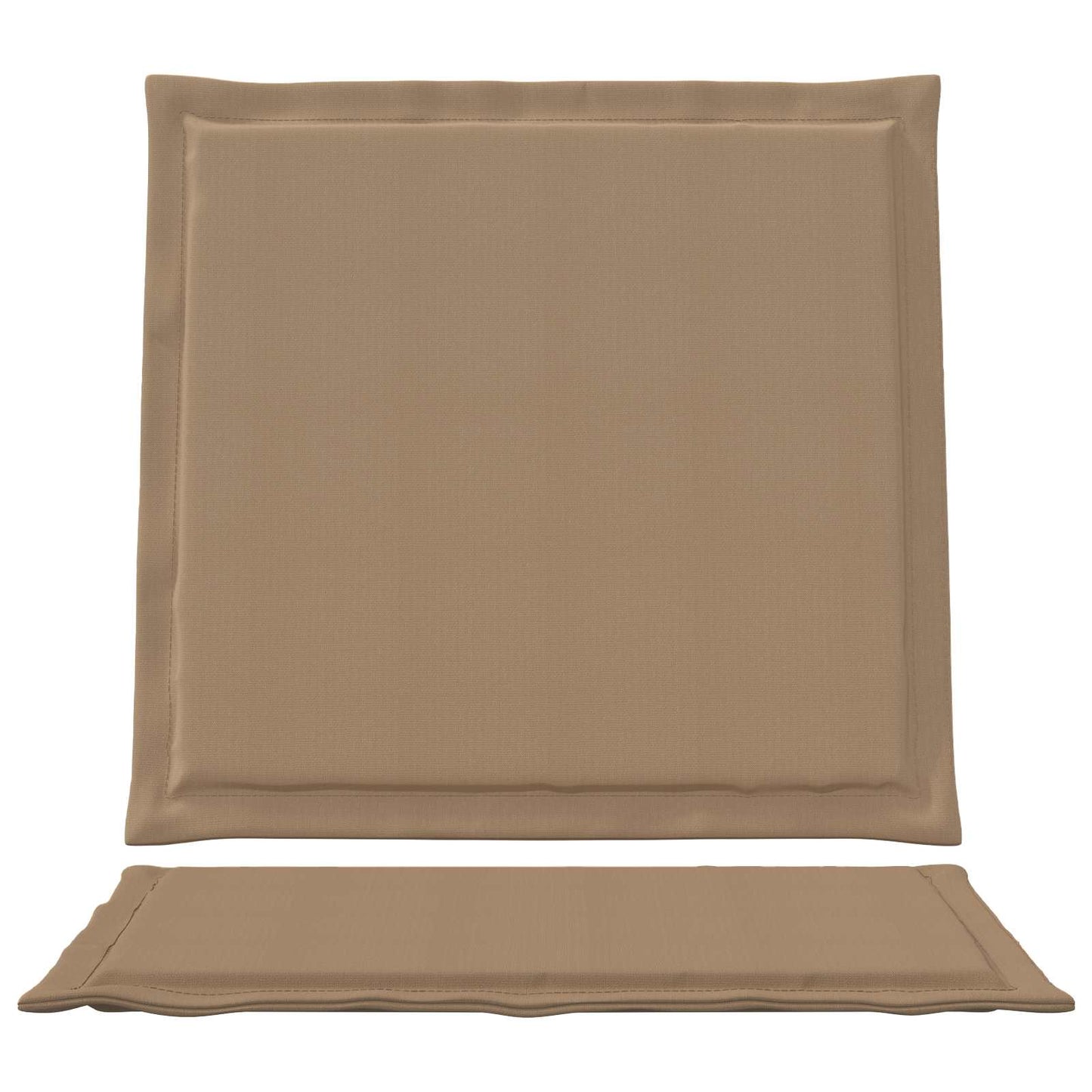 Cuscini per Seduta e Schienale 4 pcs Tortora 47 x 45 x 2 cm | homemem39
