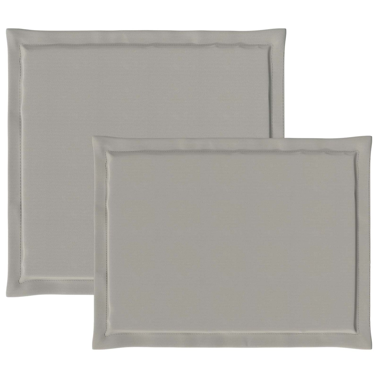 Cuscini per Seduta e Schienale 4 pcs Grigio Chiaro | homemem39