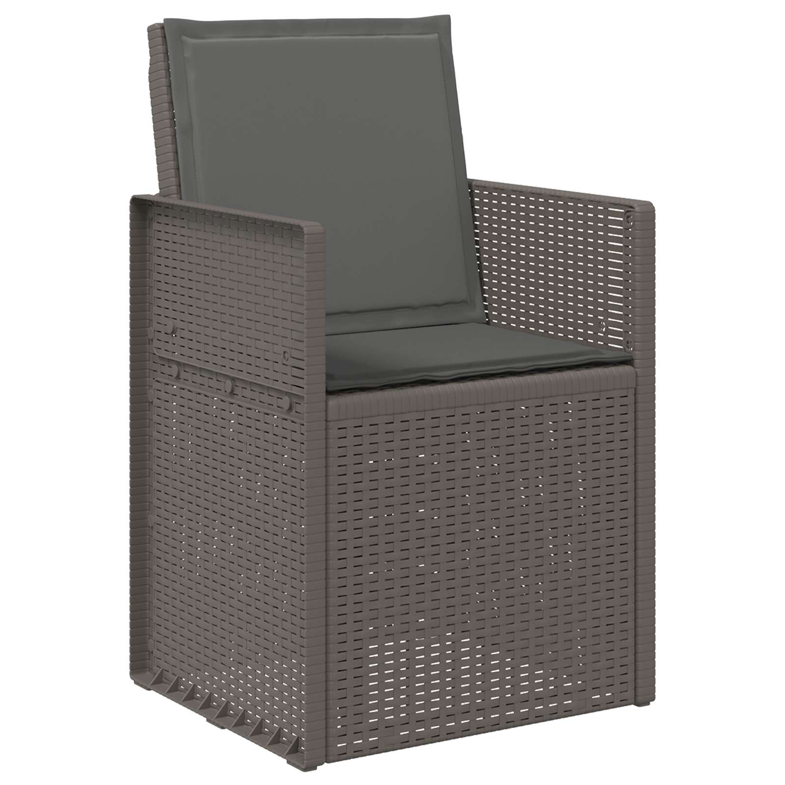 Sedie da pranzo da giardino 2 pcs Grigio chiaro e Antracite PP | homemem39