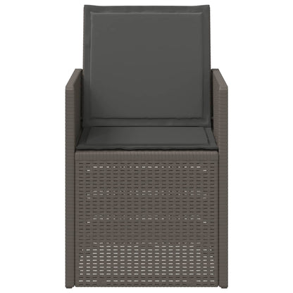 Sedie da pranzo da giardino 2 pcs Grigio chiaro e Antracite PP | homemem39