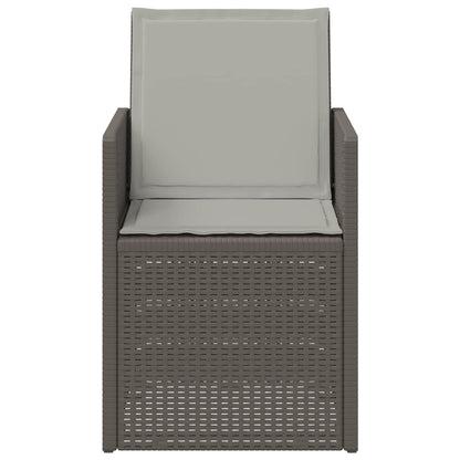 Sedie da pranzo da giardino 2 pcs Grigio Chiaro PP