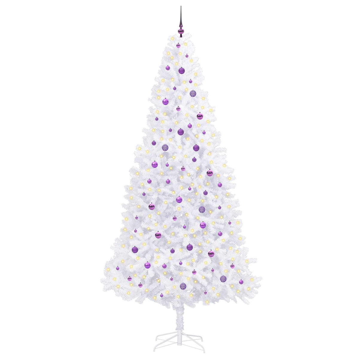 Albero di Natale artificiale Bianco 300 cm PVC e Acciaio | homemem39