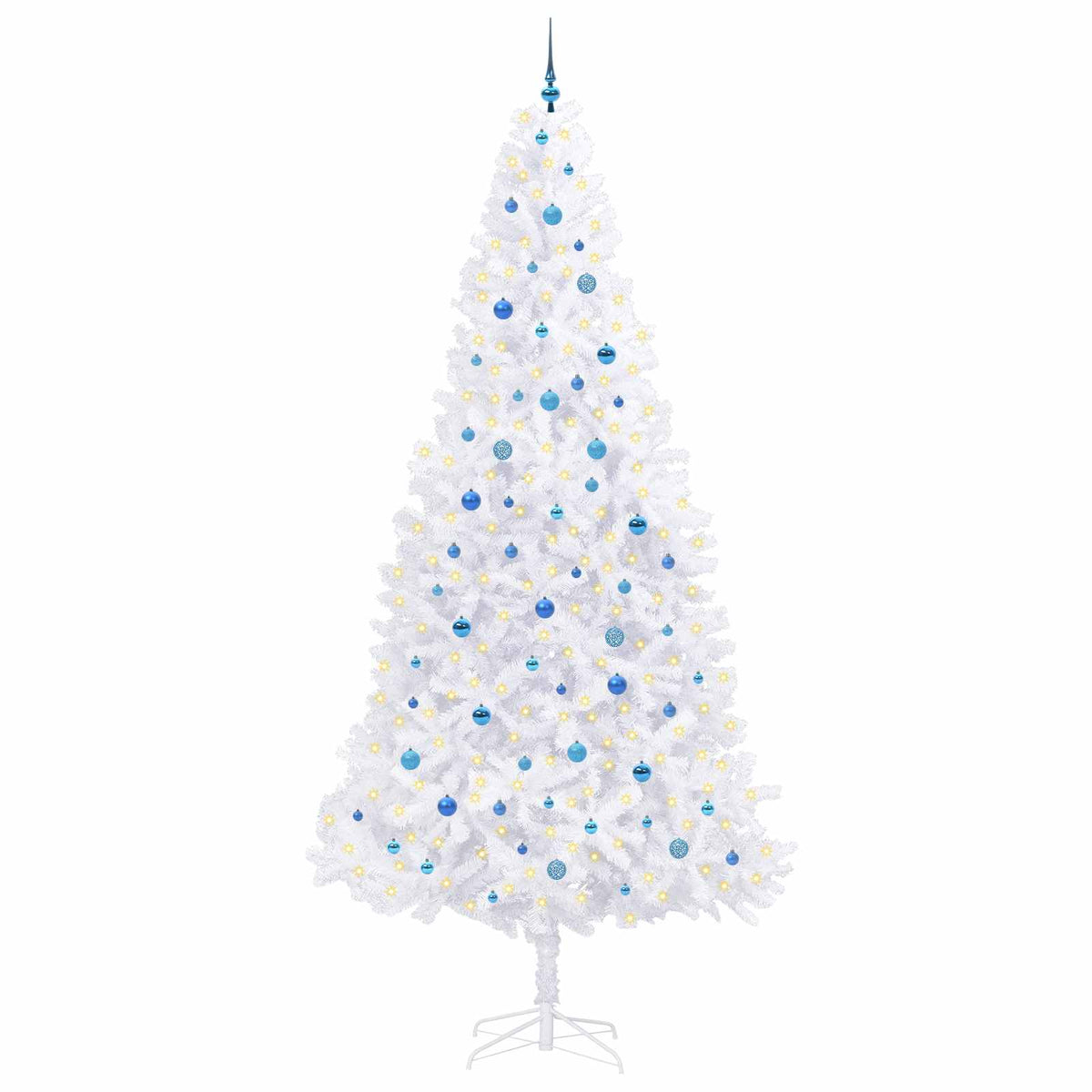 Albero di Natale artificiale Bianco 300 cm PVC e Acciaio | homemem39