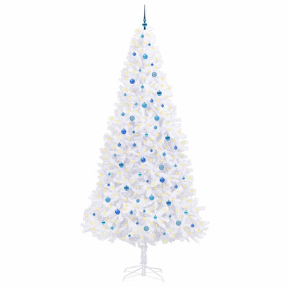 Albero di Natale artificiale Bianco 300 cm PVC e Acciaio | homemem39