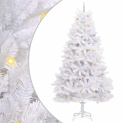 Albero di Natale Artificiale con Rami Pieghevoli Bianco 300 cm