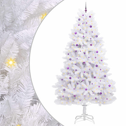 Albero di Natale Artificiale con Rami Pieghevoli Bianco 300 cm