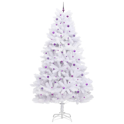 Albero di Natale Artificiale con Rami Pieghevoli Bianco 300 cm