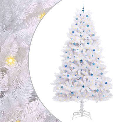 Albero di Natale Artificiale con Rami Pieghevoli Bianco 300 cm