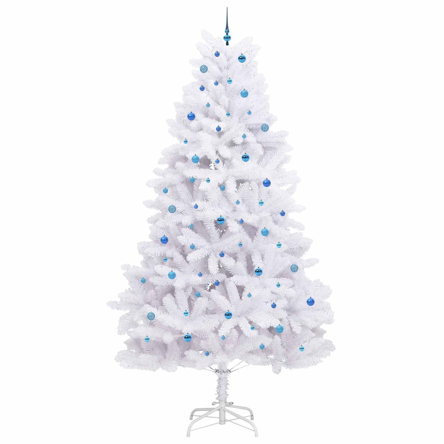 Albero di Natale Artificiale con Rami Pieghevoli Bianco 300 cm