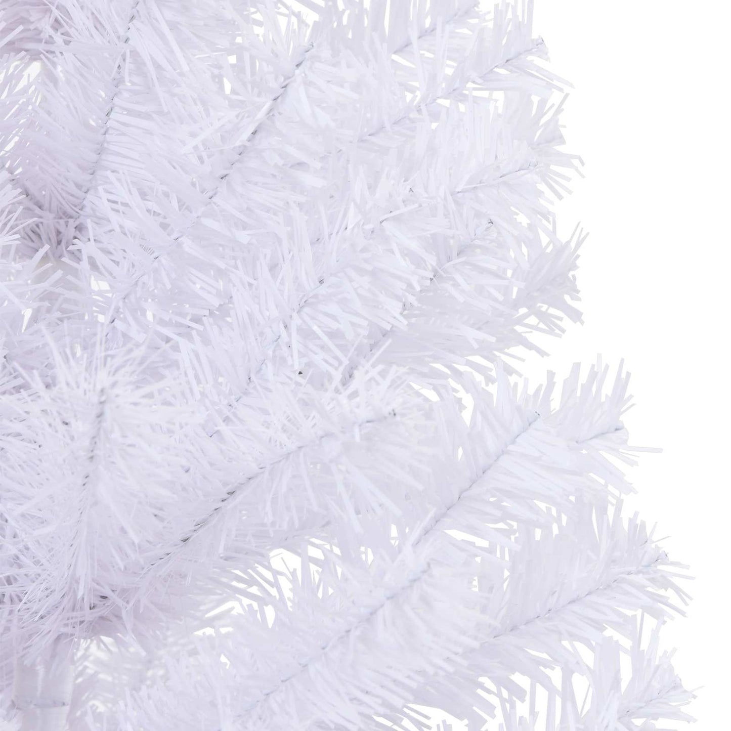 Albero di Natale artificiale Bianco 150 cm PVC e Acciaio