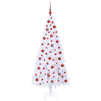 Albero di Natale artificiale Bianco 180 cm PVC e Acciaio | homemem39