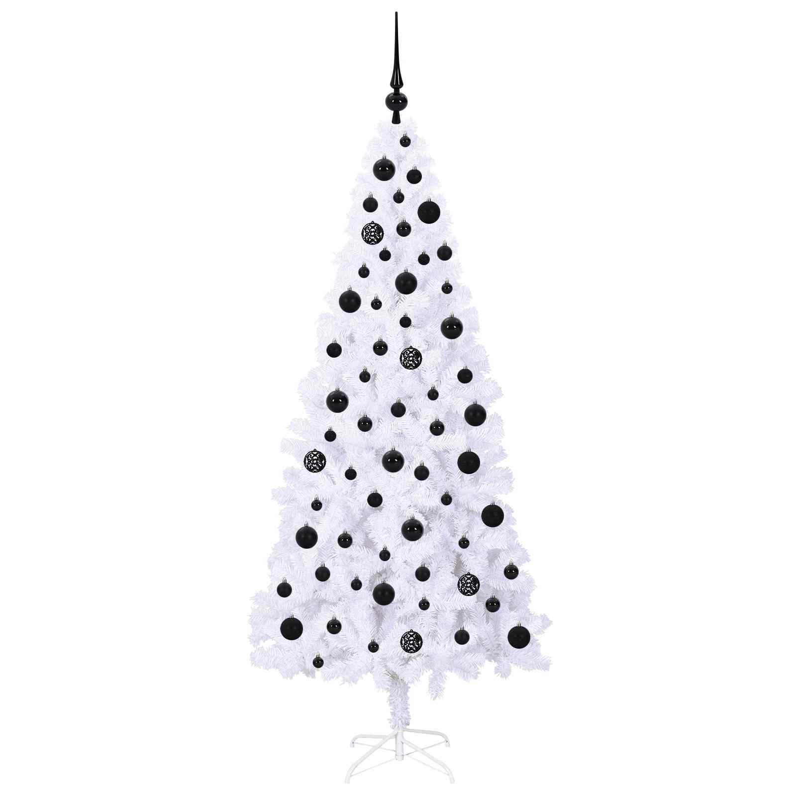 Albero di Natale artificiale Bianco 180 cm PVC e Acciaio | homemem39