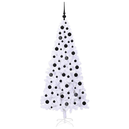 Albero di Natale artificiale Bianco 180 cm PVC e Acciaio | homemem39