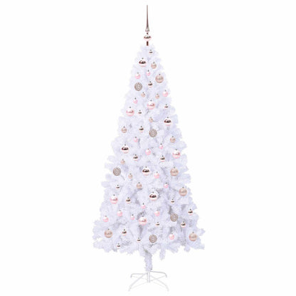 Albero di Natale artificiale Bianco 180 cm PVC e Acciaio | homemem39