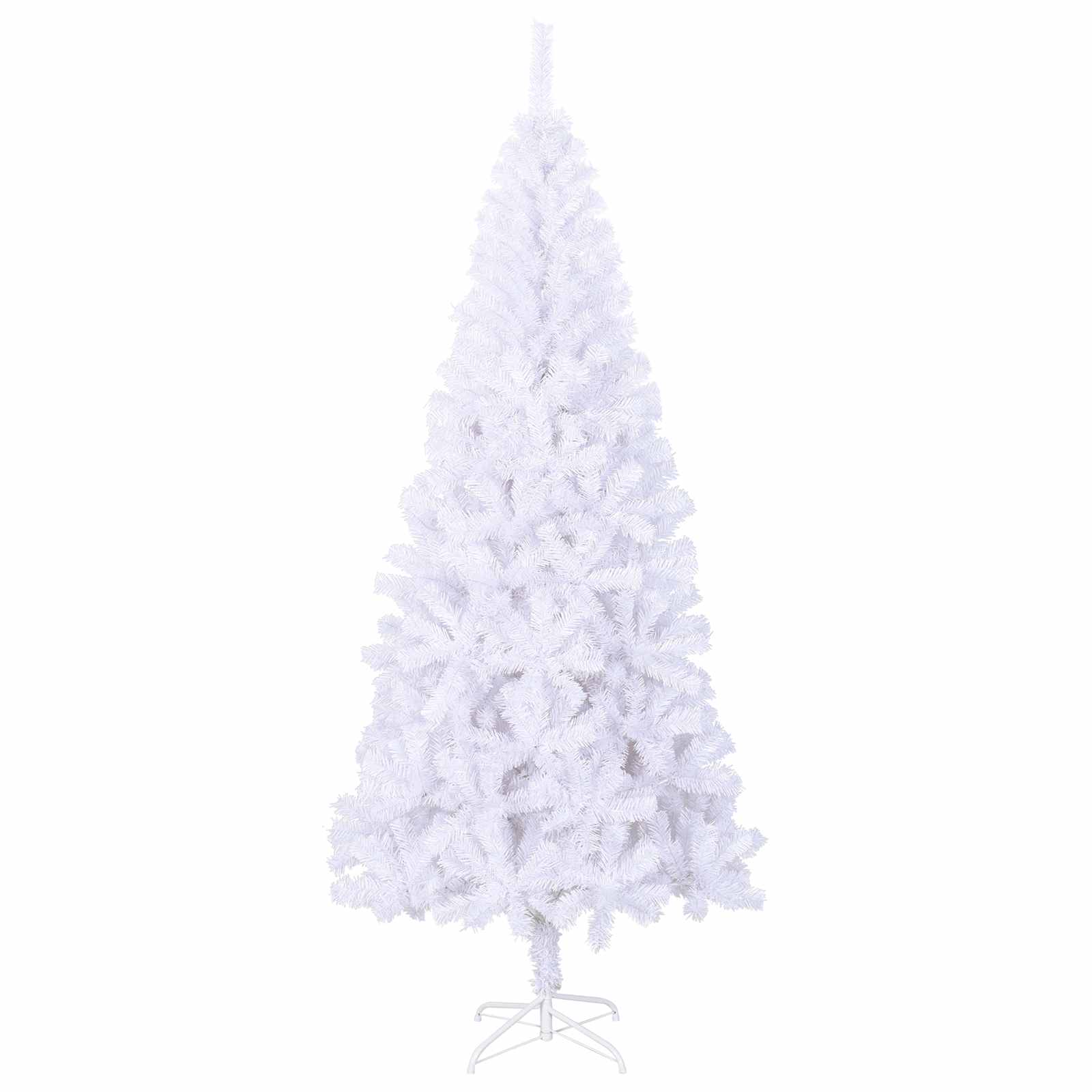 Albero di Natale artificiale Bianco 180 cm PVC e Acciaio | homemem39