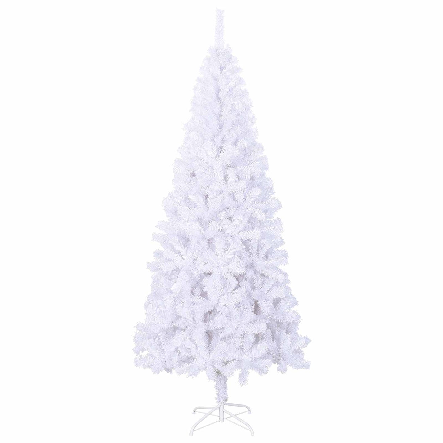 Albero di Natale artificiale Bianco 210 cm PVC e Acciaio | homemem39