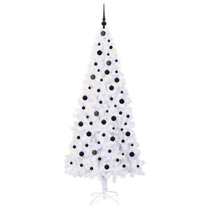 Albero di Natale artificiale Bianco 210 cm PVC e Acciaio | homemem39