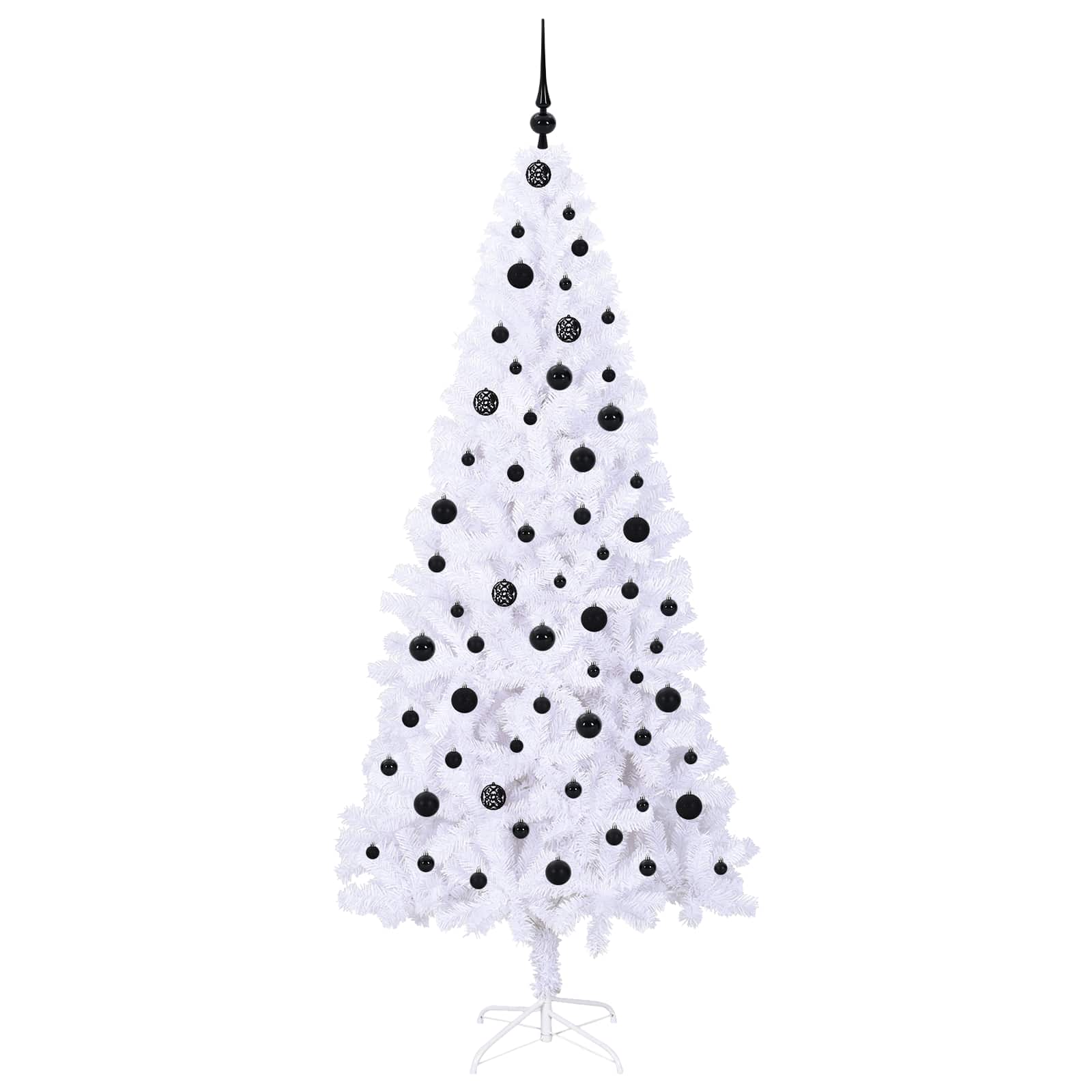 Albero di Natale artificiale Bianco 210 cm PVC e Acciaio | homemem39