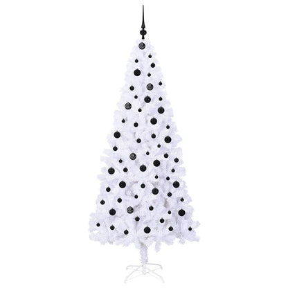 Albero di Natale artificiale Bianco 210 cm PVC e Acciaio | homemem39