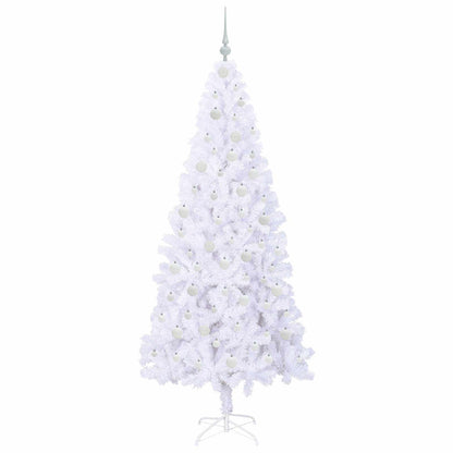 Albero di Natale artificiale Bianco 210 cm PVC e Acciaio | homemem39