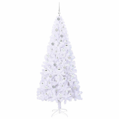 Albero di Natale artificiale Bianco 210 cm PVC e Acciaio | homemem39