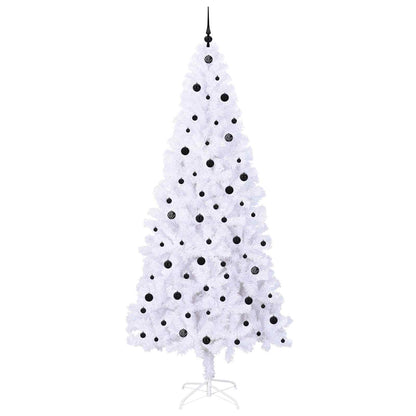 Albero di Natale artificiale Bianco 240 cm PVC e Acciaio | homemem39