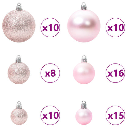 Albero di Natale artificiale Bianco 240 cm PVC e Acciaio | homemem39