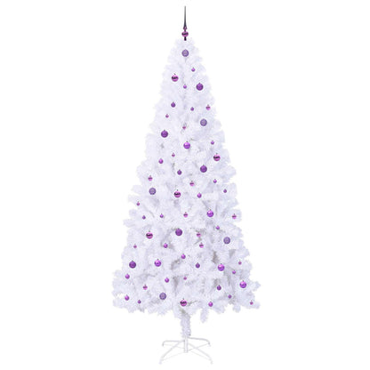 Albero di Natale artificiale Bianco 240 cm PVC e Acciaio | homemem39