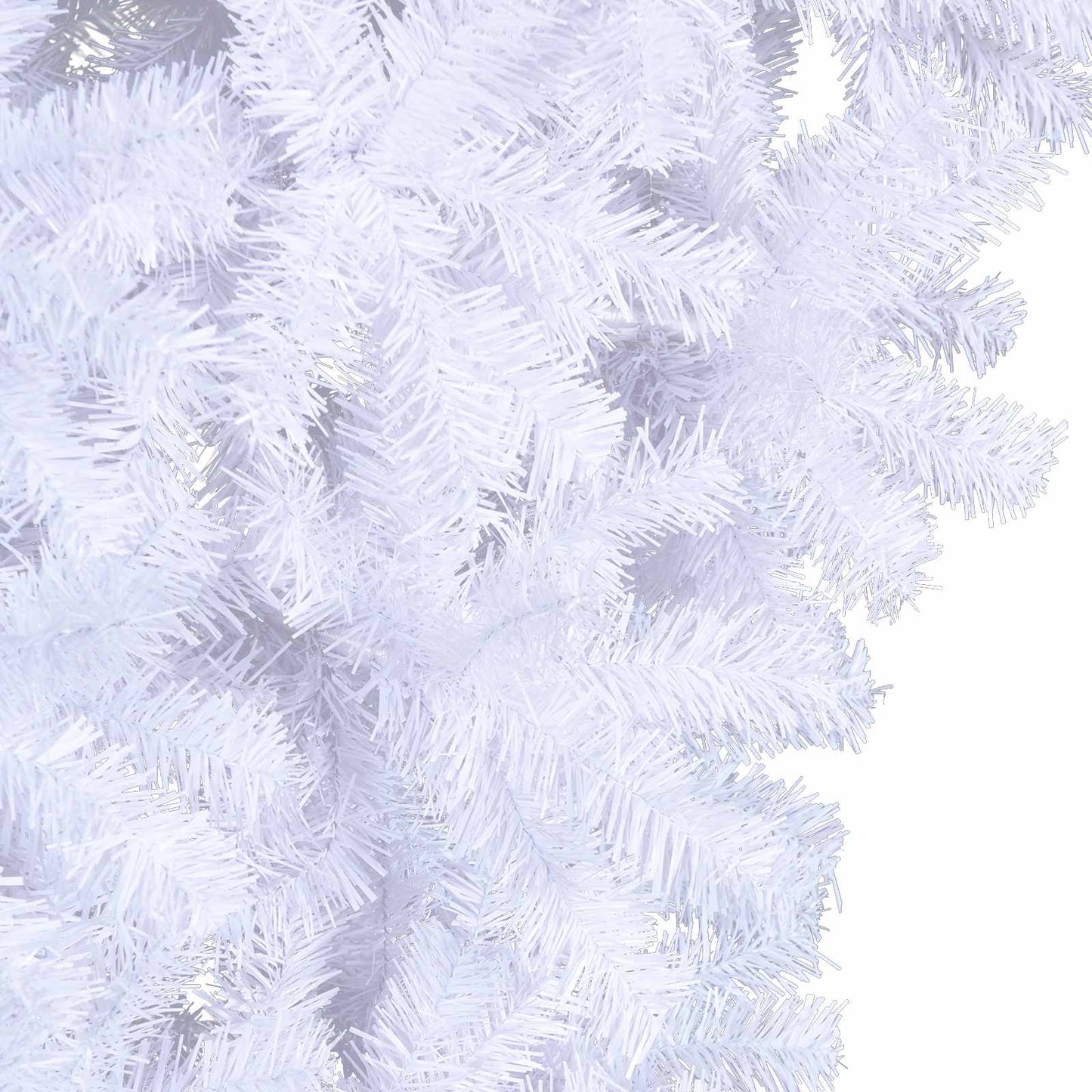 Albero di Natale artificiale Bianco 240 cm PVC e Acciaio