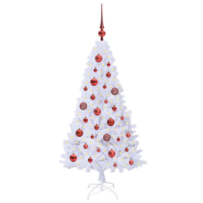 Albero di Natale artificiale Bianco 120 cm PVC e Acciaio | homemem39