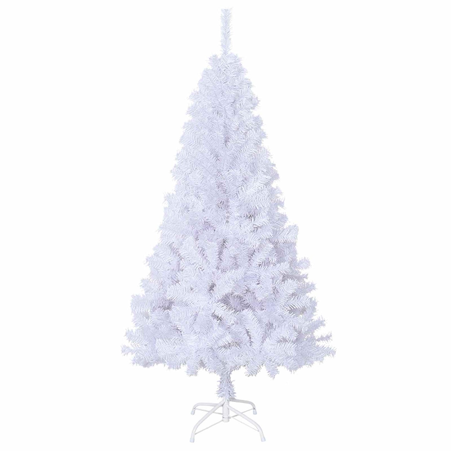 Albero di Natale artificiale Bianco 120 cm PVC e Acciaio | homemem39