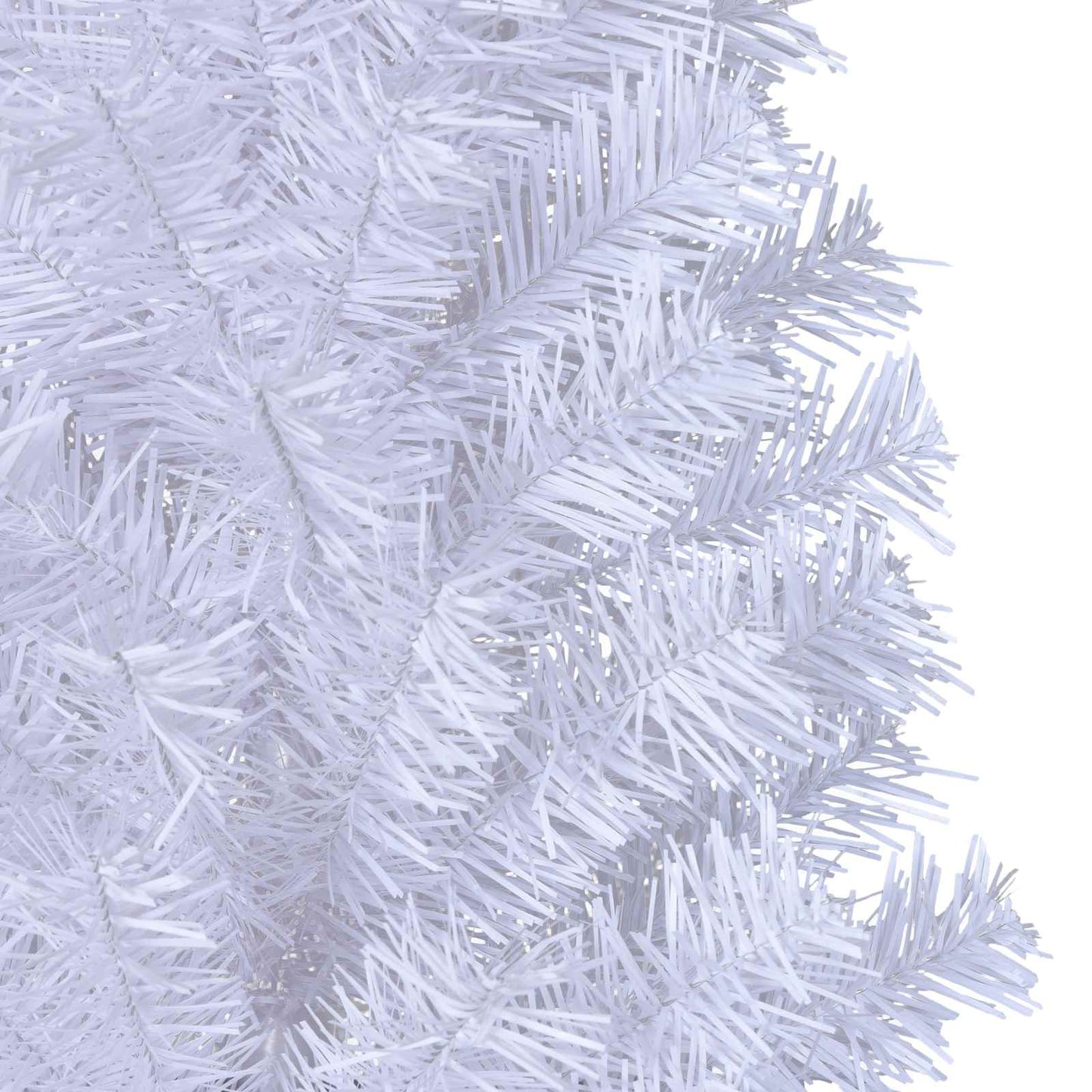Albero di Natale artificiale Bianco 120 cm PVC e Acciaio