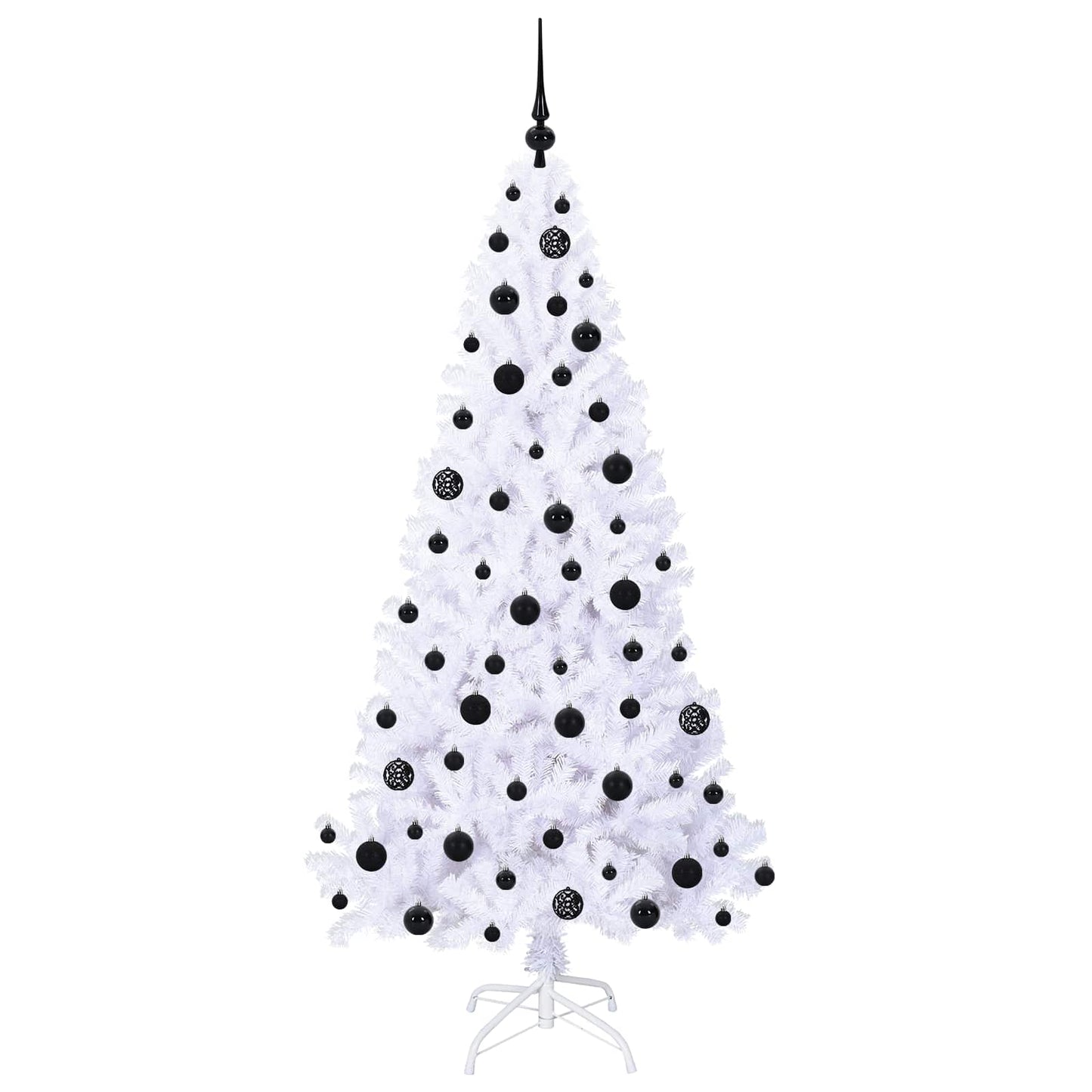 Albero di Natale artificiale Bianco 180 cm PVC e Acciaio